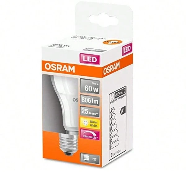 STANDARD LED 8,5w " 827 " OSRAM * - - - Ver 1