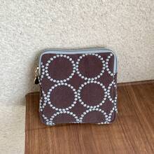 1pc Black And White Geometric Pattern Makeup Bag, Zipper Portable Cosmetic Pouch, Multi-Functional Travel & Daily Storage Bag - Makeup Bag - View 20