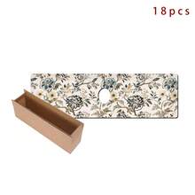1pc Bohemian Floral Pattern Anti-Slip Faucet Splash Guard Mat, Bathroom Faucet Splash Pad, Mud Guard, Moisture-Proof Anti-Slip Faucet Mat, Kitchen Countertop Accessory. Protect Your Kitchen Countertop. - Multicolor - View 13
