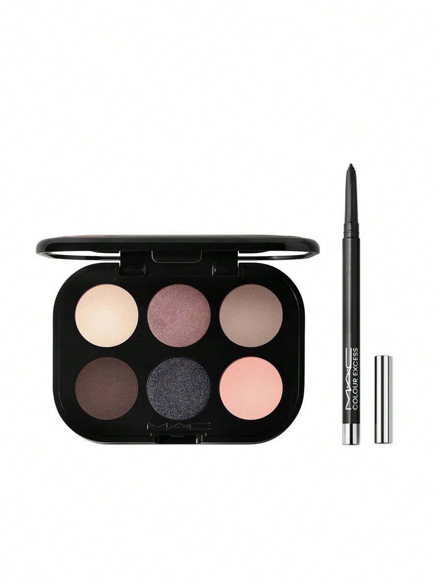 MAC [組合] Connect In Colour 眼影盤：Encrypted Kryptonic 6.25 G + Colour Excess 凝膠眼線筆 Glide Or Die 0.35 G - 加密 Kryptonic+Glide Or Die - 查看 1