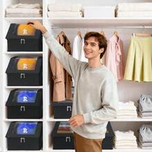 OrdoVault 12-Slot Top PVC Baseball Cap Storage Box, Hat Organizer, Closet Accessory, Foldable, With Label Slots, Suitable For Home Storage, Closet Organization, Organizing Baseball Caps, Duck Caps, Clothes, Etc., Ideal Holiday Gift - View 2