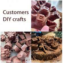4pcs Multi-Design Silicone Chocolate Molds, Non-Stick Flexible Candy & Butter Baking Molds, 4 Unique Patterns, Suitable For Homemade Dessert DIY - Multicolor - View 4