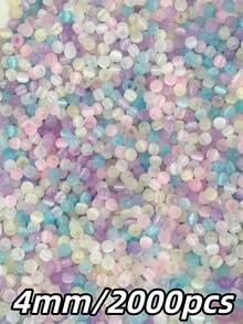 500 buah Manik Kaca Mata Kucing Macaron Luster Warna Campuran Acak 4mm (6/0) - Sempurna untuk Pembuatan Perhiasan DIY, Kalung, Gelang, Gelang Kaki dan Rantai Pinggang, Kerajinan Tangan, Pola Perhiasan, Aksesoris Pembuatan Perhiasan DIY, Manik Kaca Mini - Pencampuran warna acak - View 11