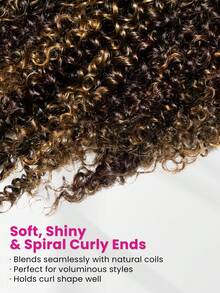 ISEE Hair Wear Go 半頭套 水波紋 彈性貼合 3合1抽繩半頭套 挑染色 直接佩戴免膠水 真人髮 180%密度 14-16吋波波頭 18-28吋常規長度 女士日常佩戴 - S2/30 - 查看 6