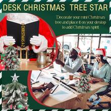3pcs Mini Christmas Tree Top Star, Christmas Tree Decor Star, Suitable For Small Christmas Ornaments, Holiday Home Decor Tree Top Star - Star - View 6