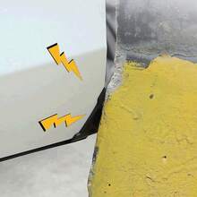 4件通用汽車車門角保護器，運動圖案矽膠防刮緩衝套，易安裝PVC材質車門保護 - A - 查看 5