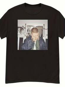 Men T-Shirts - 黑色 - 查看 1