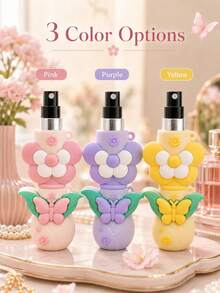 5ml Heart Butterfly Portable Refillable Spray Bottle, Cute Mini Empty Spray Bottle With Decorative Cap, Handbag Travel Perfume Container, Gift And Daily Carry, Travel Bottle Set, Perfume Bottles, Mini Hand Sanitizer - View 8