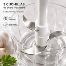 Electric Garlic Beater & Garlic Stamper - Mint Green - View 7