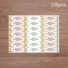 Personalized Floral Theme Address Labels - Customizable Return Address Stickers, Suitable For Letters, Cards And Gift Packages - Perfect For Home Office, Celebrations And Daily Mail - Waterproof And Easy To Apply Customized Labels - Elegant Floral Design Adds A Stylish Touch To Your Mail - Ideal For Weddings, Parties And Special Occasions - High Quality And Durable Address Labels, Meet All Your Mailing Needs, Holiday Calendar - Style D - View 27