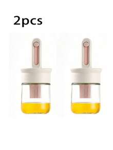Silicone Oil Brush, Kitchen Oil Brush, 2-In-1 Oil Bottle With Silicone Oil Brush, Suitable For Cooking Use With Vinegar, Sauce, Grilling And Frying - Multicolor - View 15