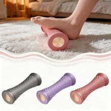 1pc Ergonomic Silicone Foot Roller Massager, Portable Compact Foot Rolling Tool, Smooth Surface, Suitable For Home Office Daily Foot Care Relaxation Accessory - Multicolor - View 2