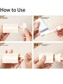 Dispenser Pasta Gigi Mudah Ditekan, Desain Hati yang Lucu, Aksesori Kamar Mandi Manual, Pemeras Pasta Gigi, Pemeras Tabung, Dispenser, Pemeras dan Wadah Pasta Gigi Portabel, Penyimpanan Kamar Mandi, Dispenser Tabung Manual, Cocok untuk Pasta Gigi dan Pembersih Wajah - Alat Pemeras Hemat Ruang, Aksesori Kamar Mandi Manual, Pasta Gigi yang Praktis dan Mudah Digunakan, Sederhana dan Praktis, Menghemat Pasta Gigi dan Krim - A - View 6