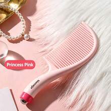 Exquisite Massage Comb Anti-Static Detangling Hair Brush Scalp Massage Roller Hair Comb For Women - Cream White - View 4