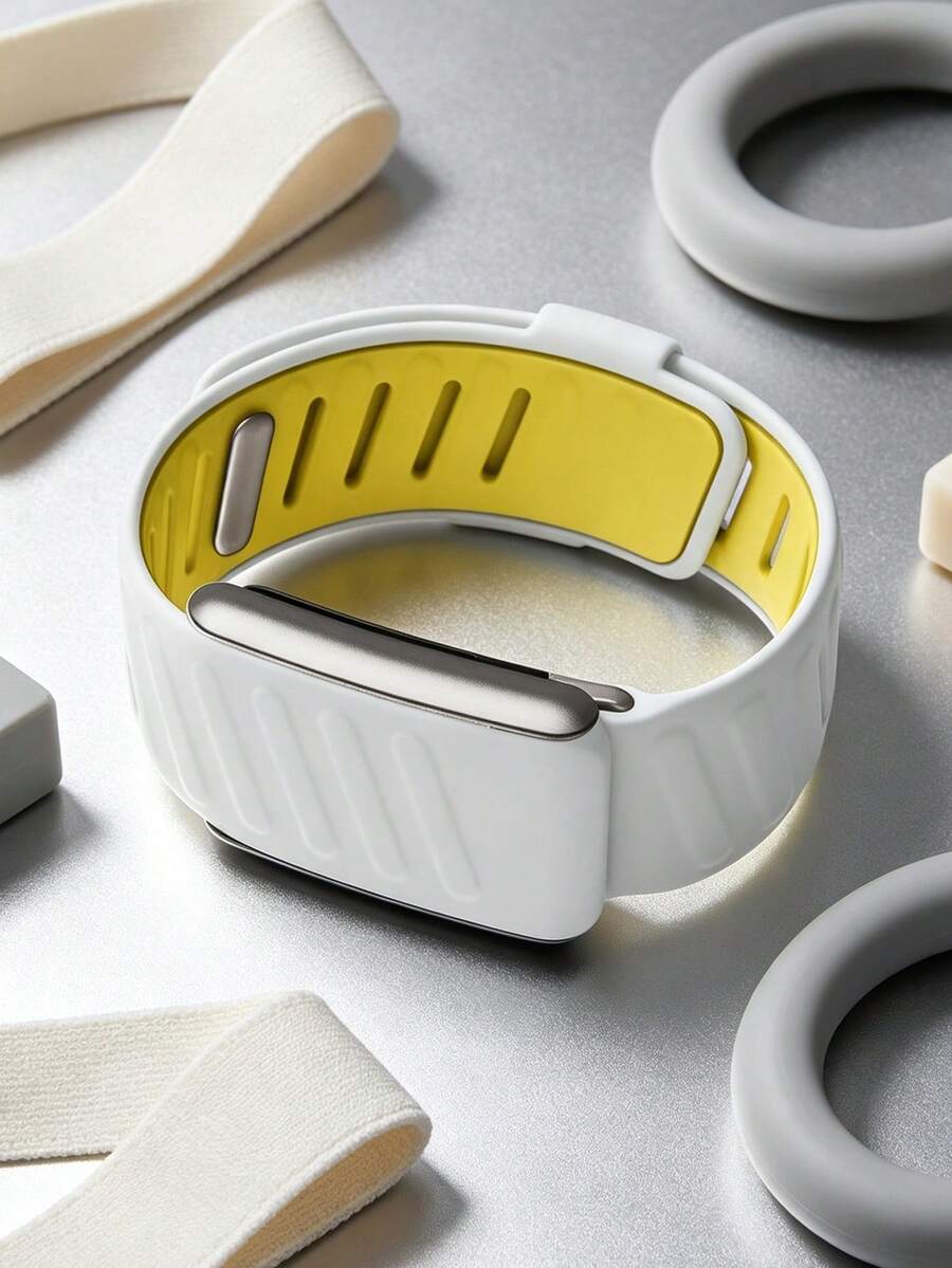 5.0/MG SportFlex - ECG Wristband, Soft Silicone Material, Waterproof And Sweat-Resistant, Suitable For 5.0 - 白色 - 查看 1