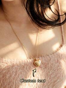 Customized Engraved Heart-Shaped Cremation Urn Pendant Necklace For Human Pet Ashes, Personalized Memorial Jewelry Keepsake, Infinity Pendant Gift - Multicolor - View 2