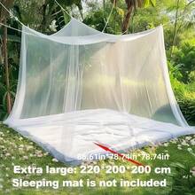 Extra Large Square Mosquito Net, Suitable For Outdoor Gazebos And Gardens, Camping Mesh Curtain, Large Bed Mosquito Net Cover, Yard Use - A - View 6