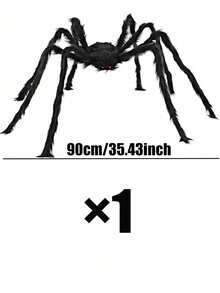 Decoración de Araña Gigante Aterradora para Halloween, Adecuada para Decoración del Hogar de Halloween, Decoración de Habitación, Fiesta de Tema de Terror, Decoración de Casa Embrujada, Decoración de Jardín, Decoración de Patio y Decoración de Fiesta, Decoración Perfecta de Halloween - Talla única - Ver 14