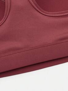 Nike Bra Olahraga Wanita AS W NK SWSH MED SPT BRA BRA-MDX6822-654 - Burgundy - View 6