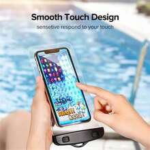 Floating Waterproof Phone Bag, Touchscreen Phone Waist Bag, Phone Backpack, Suitable For Swimming, Rafting And Diving, Keeps Phone Dry - Multicolor - View 7