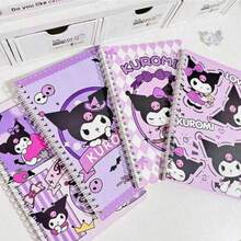 Sanrio Authorized Kuromi 2/4pcs A5/A7 Spiral Notebooks, Colorful Lined Cover And Inner Pages Design, Suitable For Office, Accounting, Study Notes, Student Gift And Back To School Essential - Multicolor - View 7
