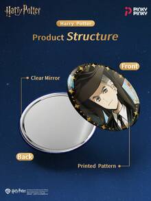 Harry Potter 1 hộp mù gương 1 cái, huy hiệu sticker xé được, gương phong cách mới, quà tặng sinh nhật, đồ sưu tầm cho fan, Halloween, Giáng sinh - Màu xanh hải quân - Xem 3