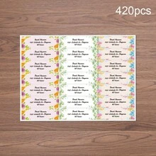 Personalized Floral Theme Address Labels - Customizable Return Address Stickers, Suitable For Letters, Cards And Gift Packages - Perfect For Home Office, Celebrations And Daily Mail - Waterproof And Easy To Apply Customized Labels - Elegant Floral Design Adds A Stylish Touch To Your Mail - Ideal For Weddings, Parties And Special Occasions - High Quality And Durable Address Labels, Meet All Your Mailing Needs, Holiday Calendar - Style D - View 37