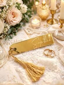 Personalized Mirror Acrylic Bookmarks, Customized Text, Personalized Custom Bookmarks, Gift Customization, Graduation Season Commemorative Gifts, Holiday Birthday Gifts, Reading, Gifts For Classmates And Teachers, Wedding Labels, Invitations, Special Labels, Commemorative Gifts - Multicolor - View 9