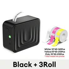 Imprimante d'étiquettes Marklife M1 sans fil Bluetooth portable, machine à autocollants, convient pour le bureau, l'école, la maison, le DIY, les étiquettes de code-barres et de noms, imprimante thermique - Multicolore - Voir 13