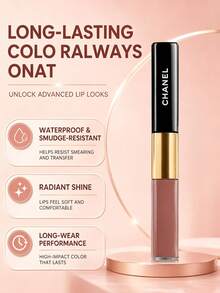 CHANEL 香奈兒 LE ROUGE DUO ULTRA TENUE 長效持久唇彩 -186 裸粉色 -4.5ml-0.15FL.OZ. -3.5ml-0.11FL.OZ. - Colour -186 PINK NUDE -4.5ml-0.15FL.OZ. -3.5ml-0.11FL.OZ. - 查看 4