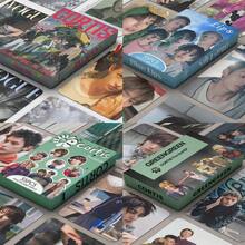 COR TIS Lo Mo Cards Set 55Pcs Per Box, Kp Op Idol Collection Photo Cards, Blue Lips & Green Green Series Hologram Postcards, Fan Merchandise Decorative Cards, Gift For Fans, Collectible Photo Cards For Collection And Decoration - Multicolor - View 3