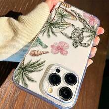 Precise Cutouts High-Transparency Full-Screen White Starry Sky Turtle Painted Anti-Drop Transparent Phone Case, Compatible With Iphone Series/ Series, Compatible With Xiaomi/ - Multicolor - View 5