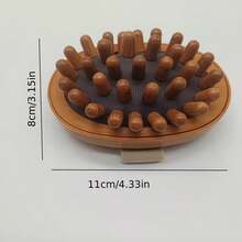 Brush Airbag Full Body Universal Essential Oil Massage Abdominal Brush Weight Loss Brush Comb Fat Reduction Resin Massager - Multicolor - View 2