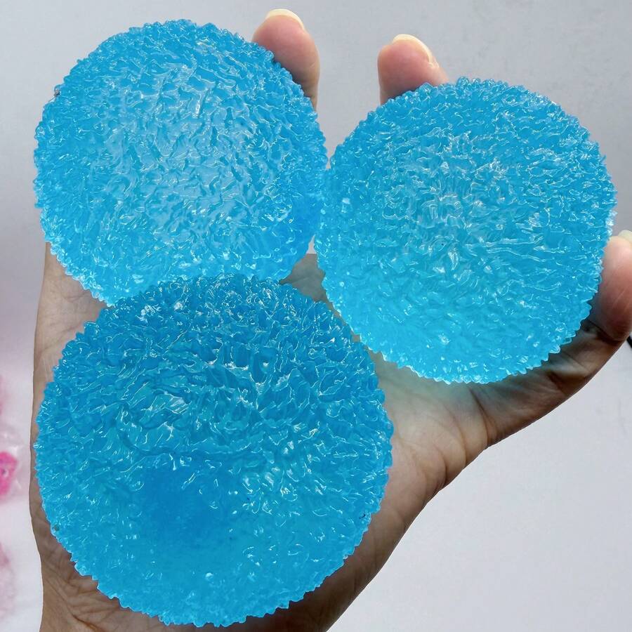 1個/大號6cm手工水晶麻糬球捏捏玩具，手工TPR軟橡膠壓力釋放指尖感官抓握套組，適合放鬆與送禮（產品尺寸：6cm） - 多色款色隨機 - 查看 1