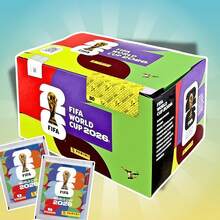 FIFA 2026 World Cup Sticker Collection Box, Football Collection Sticker Pack, 7 Stickers Per Pack, Sports Trading Card Album Supplies, Hobby Collectibles, Gift For Football Fans, Teenagers And Sports Enthusiasts, Fun Collection, Ball Collection Grade Stickers, Player Sticker Collection Set, Sports Collection Gift Specially Designed For Fans - Multicolor - View 1