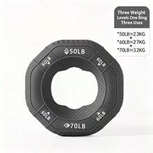 Hexagonal Silicone Grip Ring – Massage & Finger Strength Trainer – Professional Muscle-Strengthening Fitness Equipment For Men – Multifunctional Hand & Wrist Exerciser – Gym Training Hand Gripper (Available In Three Resistance Levels) - A - View 6