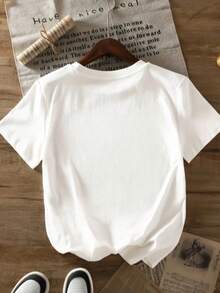Women T-Shirts - 白色 - 查看 4
