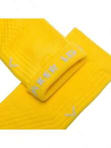 Under Armour Unisex Mid-Calf Socks Curry UA AD Playmaker 1p Mid Lightweight Comfortable Dry Performance Lifestyle Socks 1376231-790 - Yellow - View 6