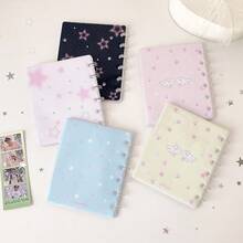 1pc Polka Dot Bow Photo Album, Japanese Style Polka Dot Angel Wings Fresh Cute Paw Print Student Storage Card Book, Back To School Season, Friends Photo Record Storage Album,Card Holder - A - View 3