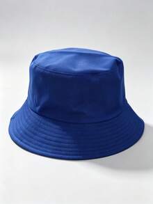 1pc Neutral Solid Color Minimalist Bucket Hat, Sun Protection Breathable, New Versatile Design Suitable For Outdoor Casual Sun Protection Wear - Solid Color - View 17