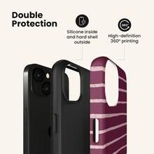 VESPOP Contrast Striped Phone Case, Vintage INS Style Full Coverage Shockproof Protective Cover - For IPhone 18/17/16/15/14/13/12/11 Pro Max/Pro Plus/12 Mini/13 Mini, Compatible With Galaxy S26 S25 S24 S23 S22 S21 Plus Ultra, Compatible With Pixel 8 9 10 PRO - Mixed Color 1 - View 3