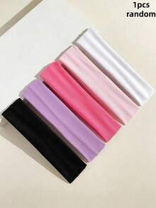 5/3/1pc Solid Color Sports Headband Set, High Elasticity Hair-Friendly, Sweet & Cute Hair Accessory - Suitable For Girls And Kids, Daily School, Vacation, Sports, Performance - Multicolor - View 13