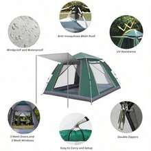 Camping Tents - Black - View 11
