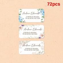 Personalized Floral Theme Address Labels - Customizable Return Address Stickers, Suitable For Letters, Cards And Gift Packages - Perfect For Home Office, Celebrations And Daily Mail - Waterproof And Easy To Apply Customized Labels - Elegant Floral Design Adds A Stylish Touch To Your Mail - Ideal For Weddings, Parties And Special Occasions - High Quality And Durable Address Labels, Meet All Your Mailing Needs, Holiday Calendar - Style D - View 45