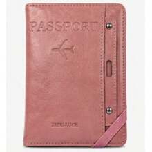 Premium PU Leather Travel Wallet, Unisex, With RFID Blocking Function, Can Store Passport, Cards And Documents, Suitable For Flights, Cruises, Vacations And Business Trips - Multicolor - View 13