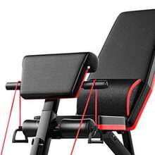 SENDERPICK Foldable Dumbbell Bench Weight Training Multifunctional Workout Weight Bench - Black - View 2