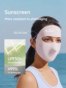 Beneunder Lightweight Seamless Sun-Protection Face Mask AL204 - Dusty Pink - View 3