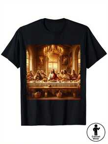 Men T-Shirts - 黑色 - 查看 7