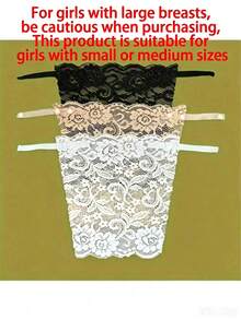 1pc Lace Anti-Exposure Chest Cover Patch, Breathable Invisible Neckline Cover, Reusable Anti-Exposure Chest Patch, Suitable For Women's Daily Wear - Multi-color - View 9