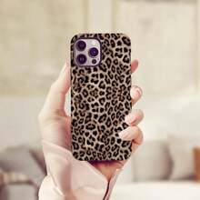 Leopard Print Phone Case, Classic Animal Pattern Phone Cover, Suitable For IPhone17 16 15 14 13 12 11 Pro Max,  S25 S24 S23 Ultra - 白色 - 查看 7